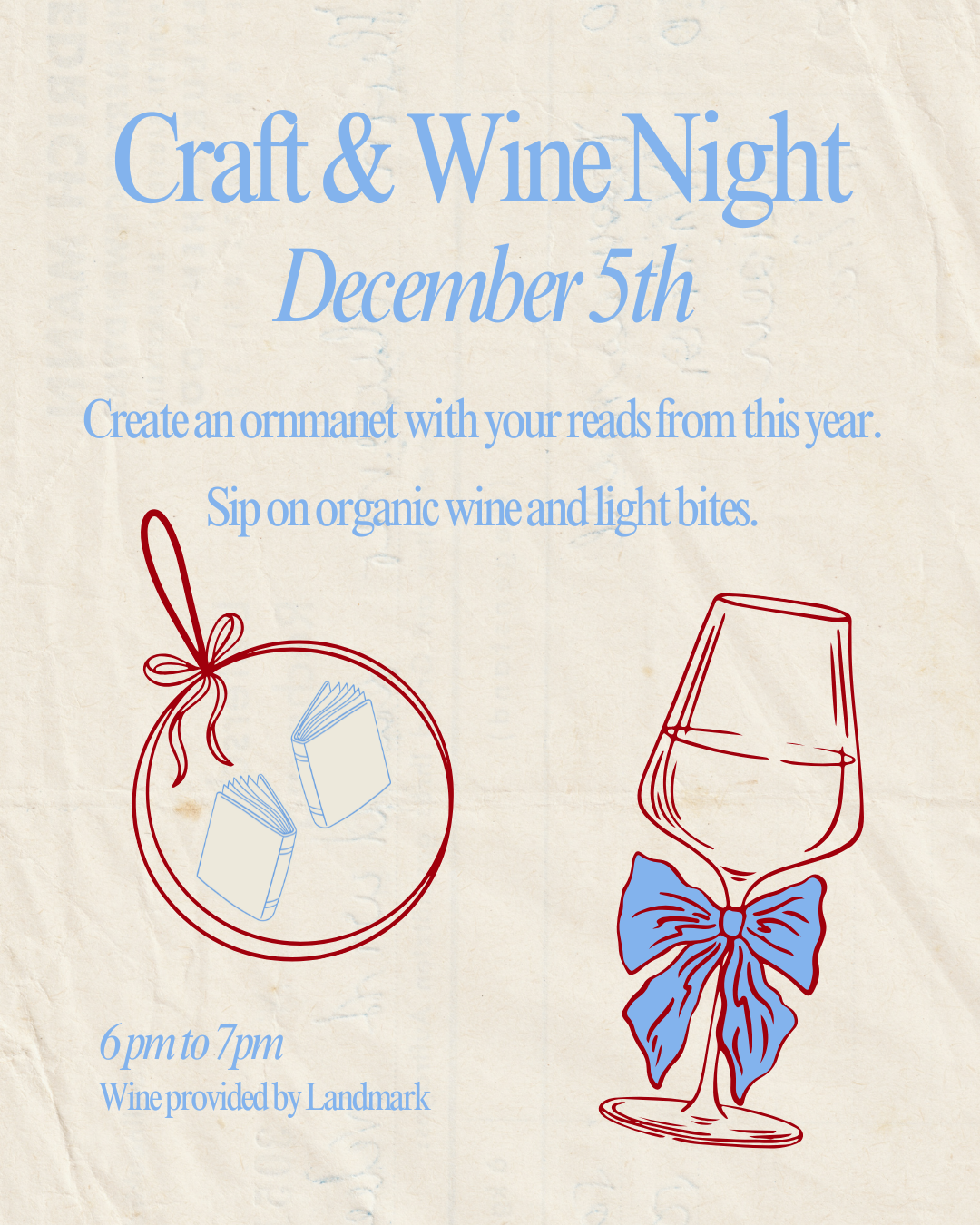 Holiday Craft & Wine Night