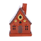 Terracotta Cottage Incense Cone Holder