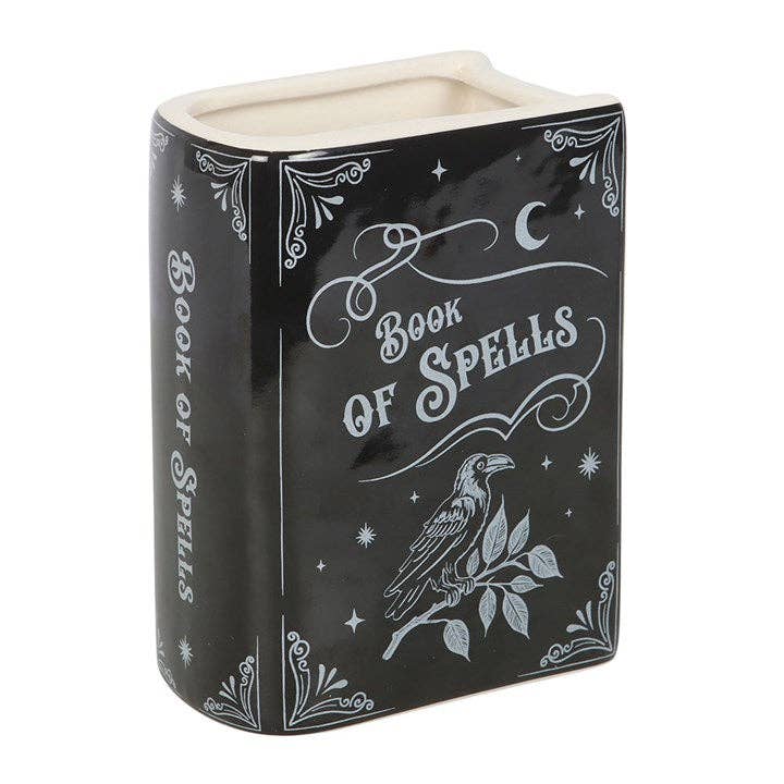 Book of Spells Halloween Book Vase